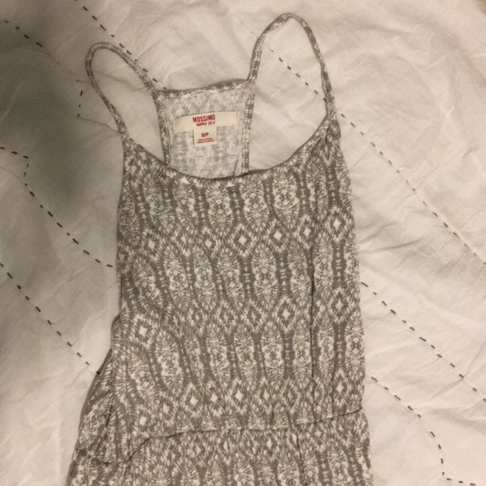 Patterned long sun dress